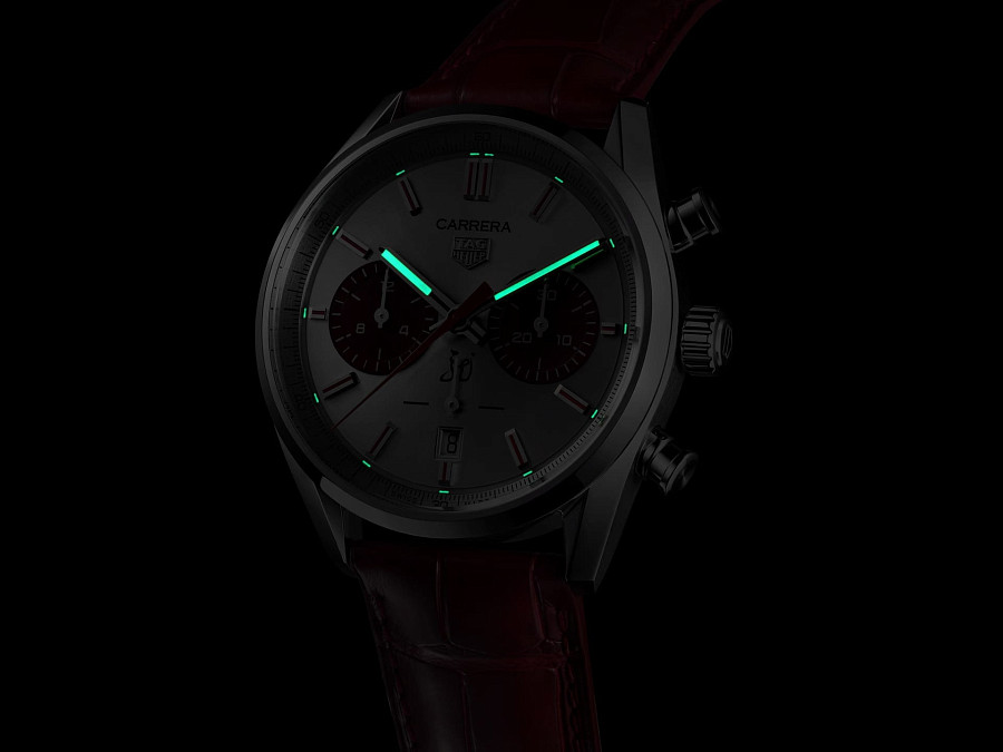 Часы TAG Heuer Carrera Chronograph CBN201H.FC6553 — кожаный, мужские