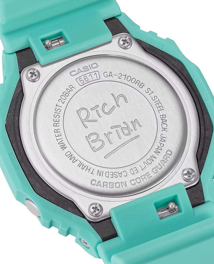 Часы Casio G-Shock GA-2100RB-3ADR (GA-2100RB-3A) — карбон пластик, Япония
