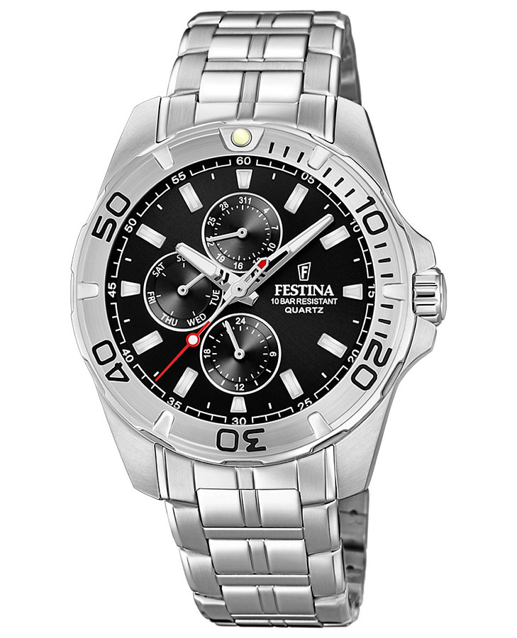Часы Festina Multifuncion F20445/3 — мужские, черный