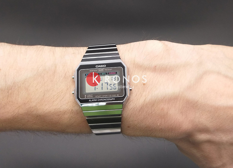 Часы Casio Collection A700WE-1A — серый, кварцевые