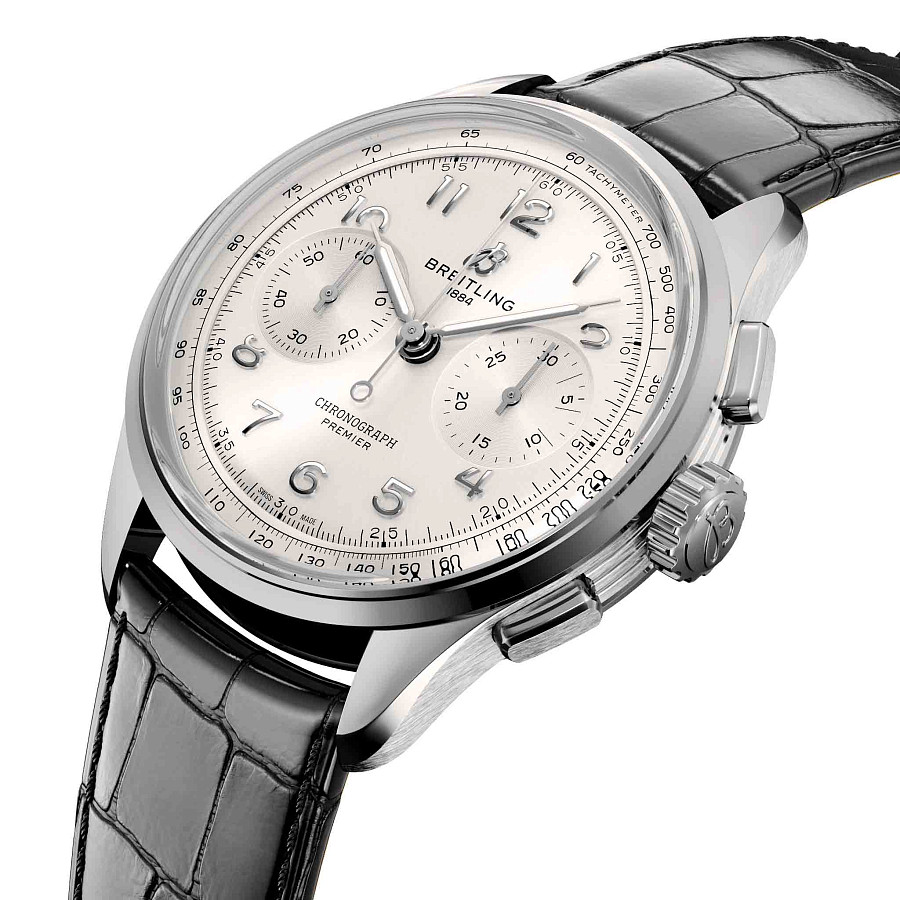 Часы Breitling Premier B09 Chronograph 40 AB0930371G1P1 — кожаный, мужские