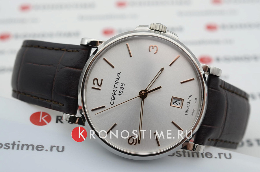 Часы Certina DS Caimano C017.410.16.037.01 — кварцевые, сталь металл