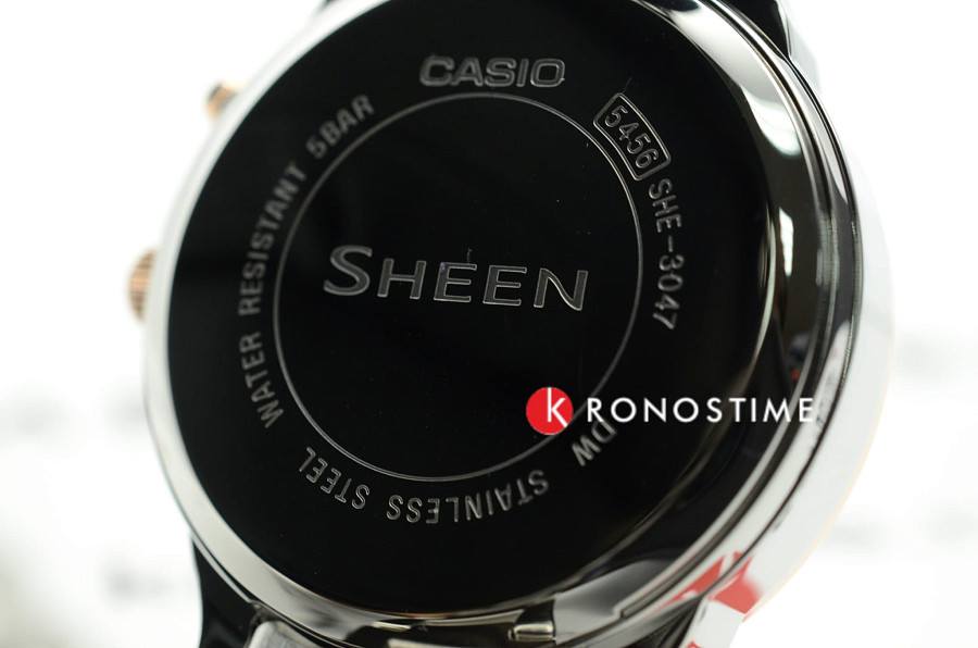 Часы Casio Sheen SHE-3047SG-7A — Япония, кварцевые
