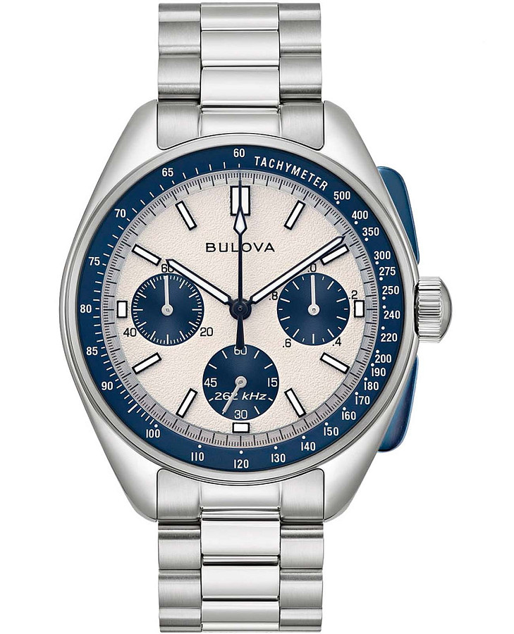Часы Bulova Lunar Pilot Chronograph 98K112 — мужские, бежевый