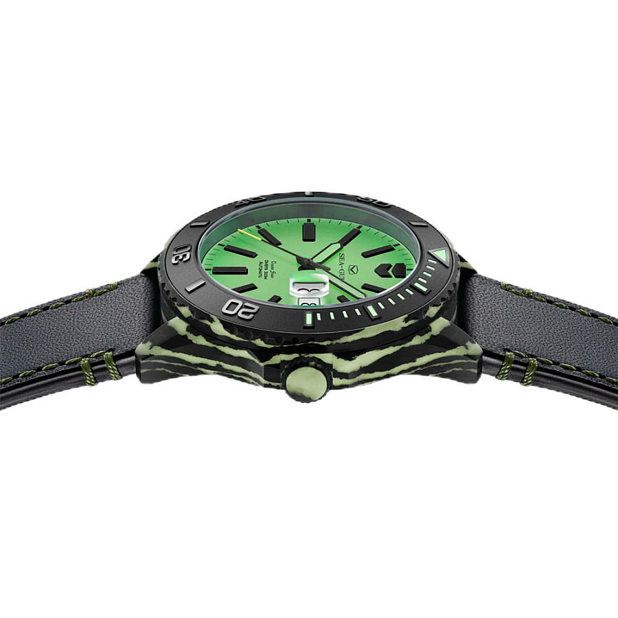 Часы Seagull Ocean Star 419.92.1214 — кожаный, мужские