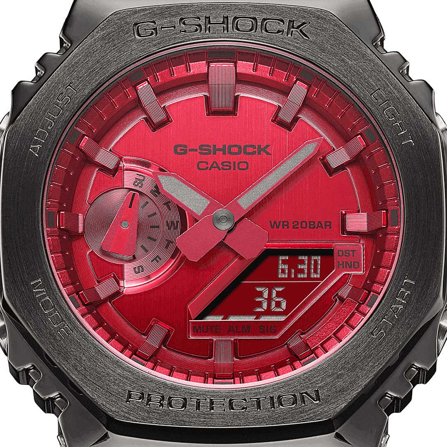 Часы Casio G-Shock GM-2100B-4ADR (GM-2100B-4A) — мужские, полимер