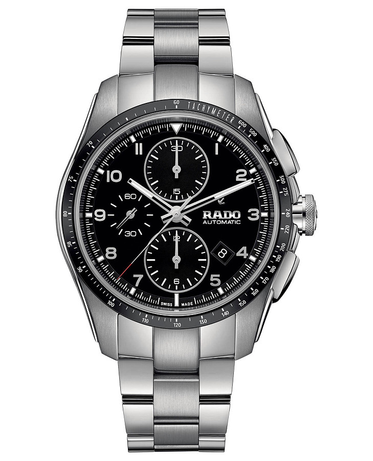 Часы Rado Hyperchrome Automatic Chronograph R32042153 — мужские, черный
