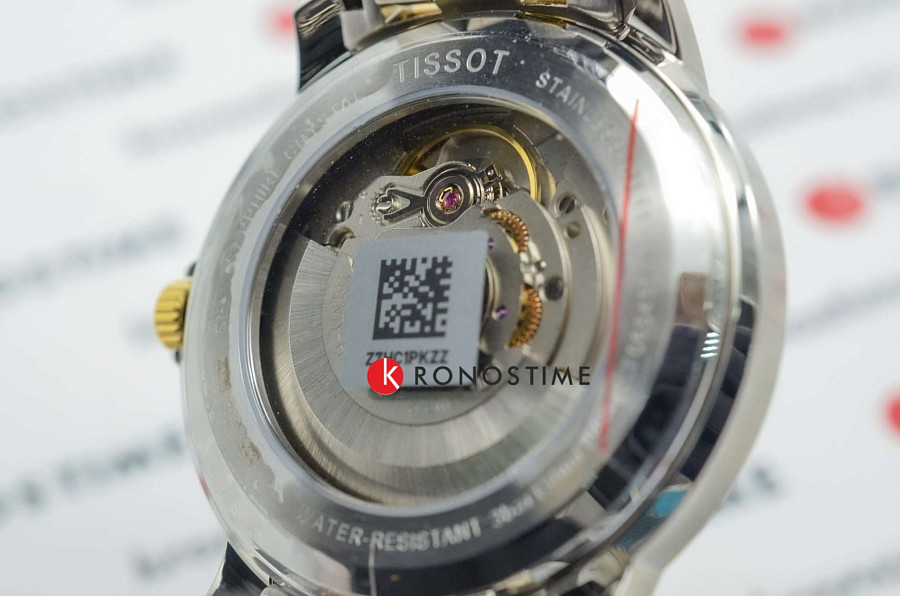 Часы Tissot Automatics III T065.430.22.031.00 — мужские, сталь c pvd покрытием