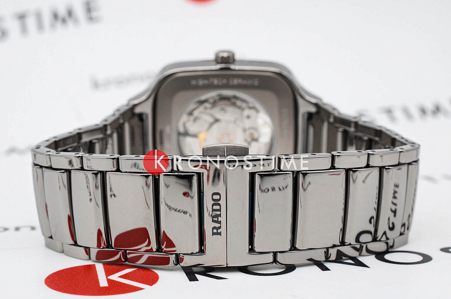 Часы Rado True Square Automatic Open Heart R27083712 — титан + высокотехнологичная плазменная керамика, мужские