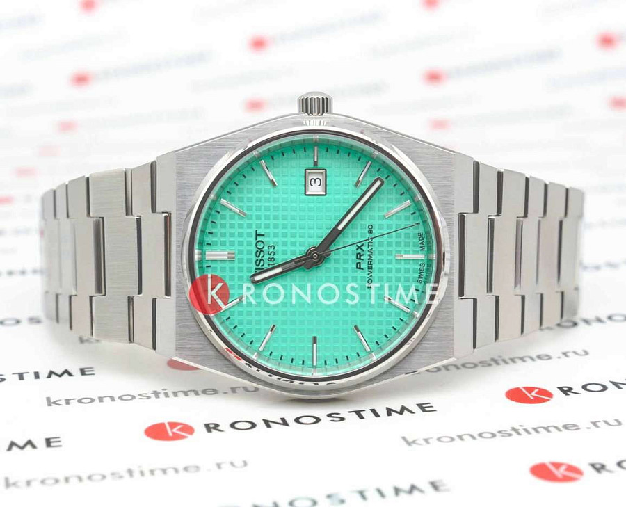 Часы Tissot PRX Powermatic 80 40 mm T137.407.11.091.01 — механические, сталь металл