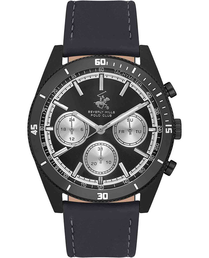 Часы Beverly Hills Polo Club Quartz BP3619X.661 — мужские, черный