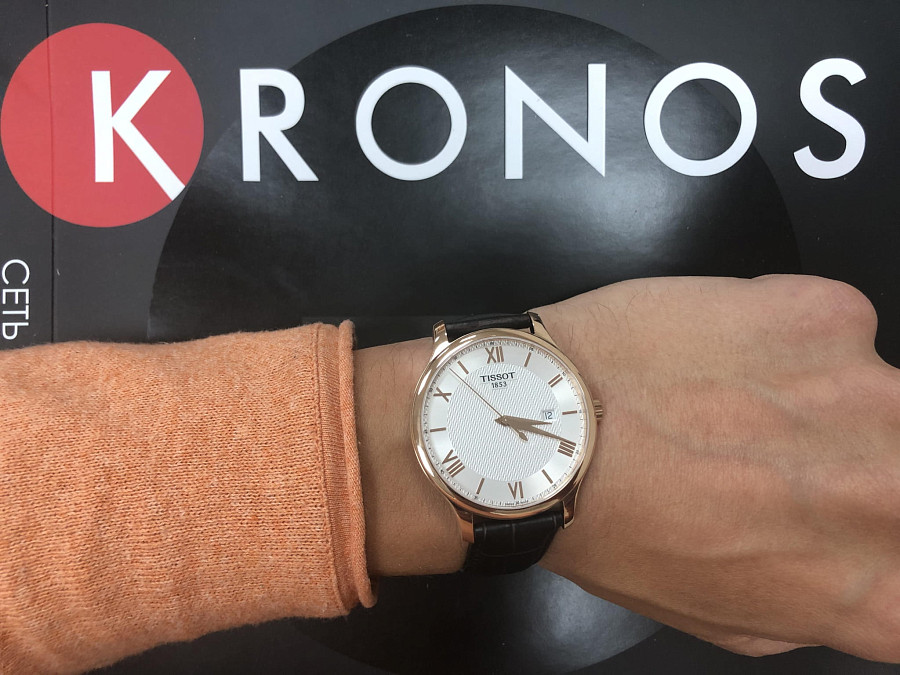Часы Tissot Tradition T063.610.36.038.00 — Швейцария, кварцевые