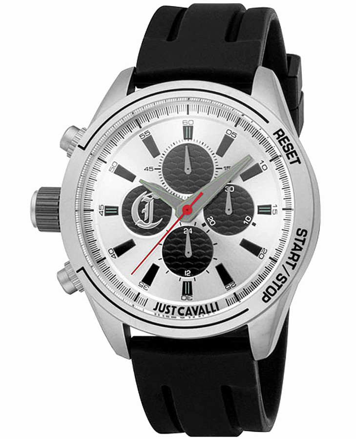 Часы Just Cavalli Cavaliere JC1G347P0015 — мужские, серебристый
