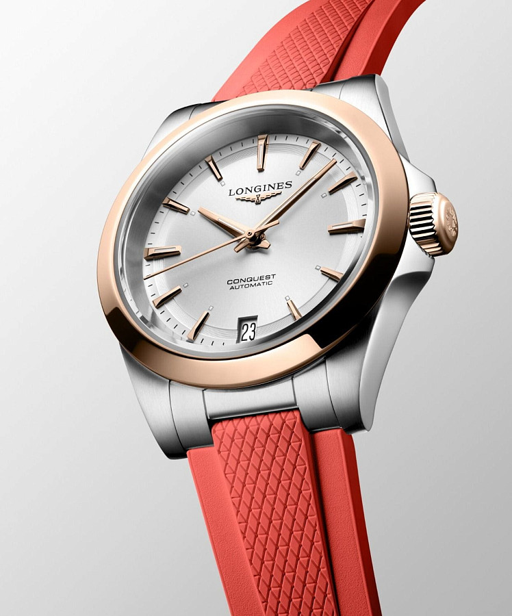 Часы Longines Conquest L3.430.5.72.9 — каучук, женские