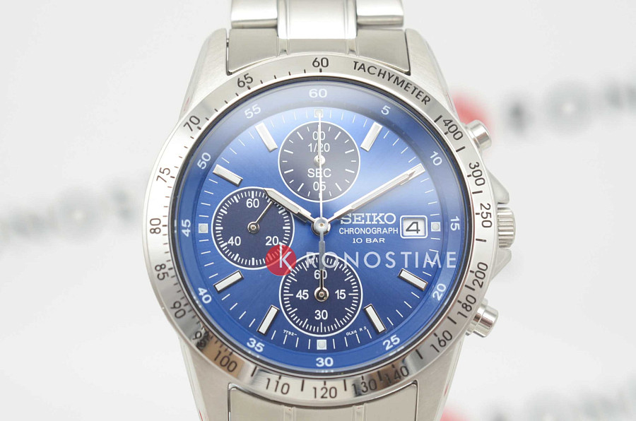 Часы Seiko Spirit Chronograph SBTQ071 — кварцевые, сталь металл
