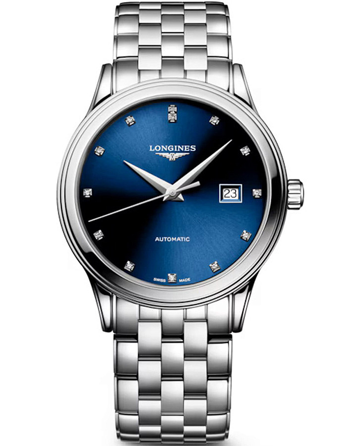 Часы Longines Flagship L4.984.4.97.6 — мужские, синий