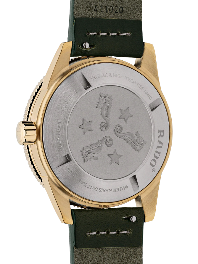 Часы Rado Captain Cook Automatic Bronze R32504315 — механические, металл керамика бронза