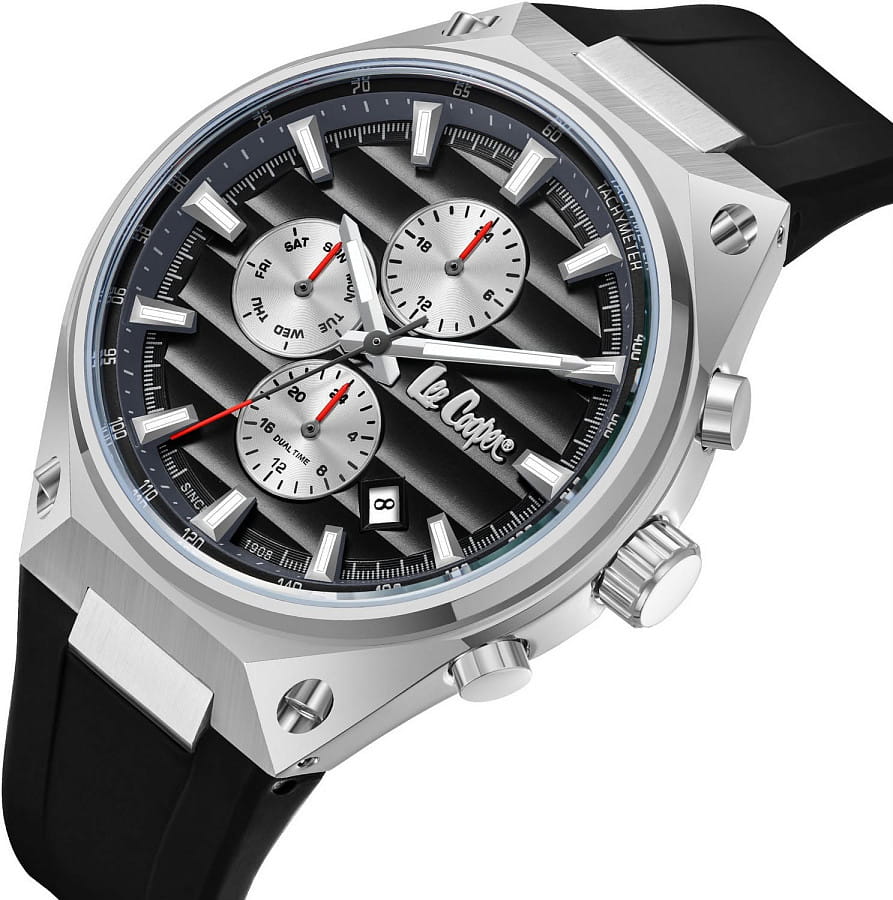Часы Lee Cooper LC08063.351 — кварцевые, металл суперметалл