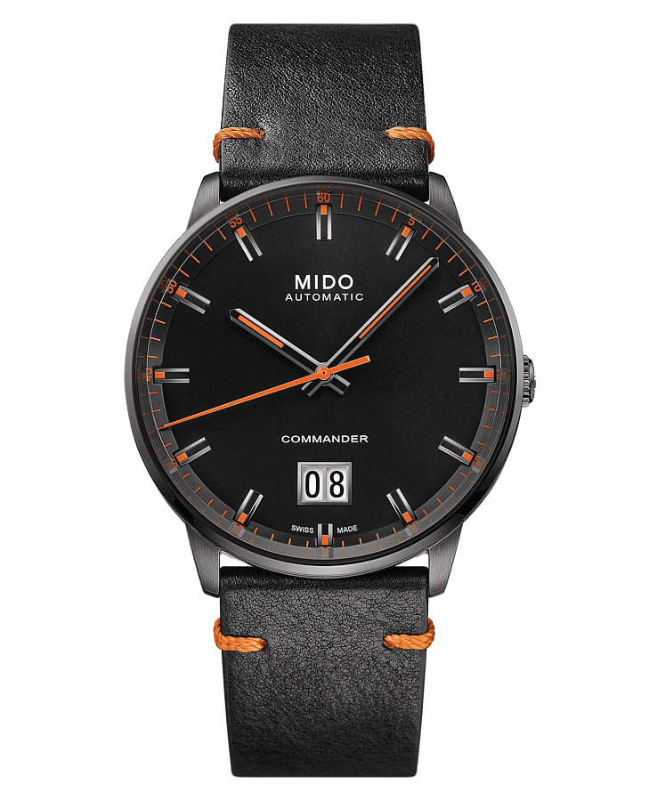 Часы Mido Commander Big Date M021.626.36.051.01 — мужские, черный