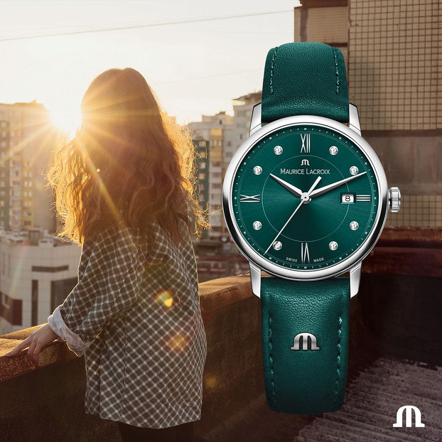 Часы Maurice Lacroix Eliros EL1094-SS001-650-5 — металл сталь, Швейцария