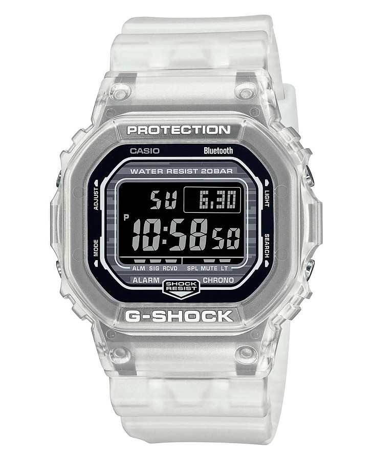 Часы Casio G-Shock DW-B5600G-7 — мужские, черный