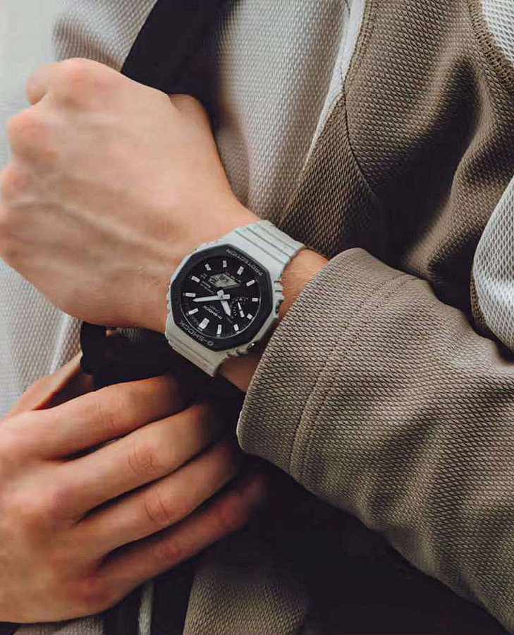 Часы Casio G-Shock GA-B2100LUU-5A — полимер, мужские