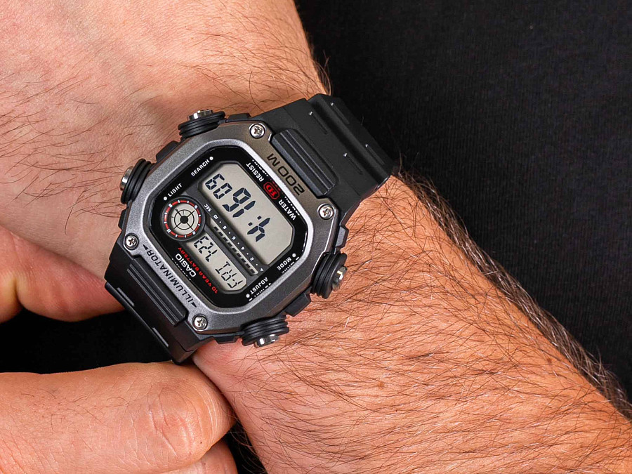 Часы Casio Collection DW-291H-1AVDF (DW-291H-1A) — пластик, мужские
