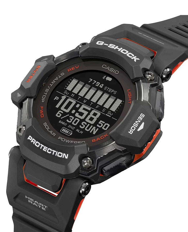 Часы Casio G-Shock GBD-H2000-1A — пластик, мужские
