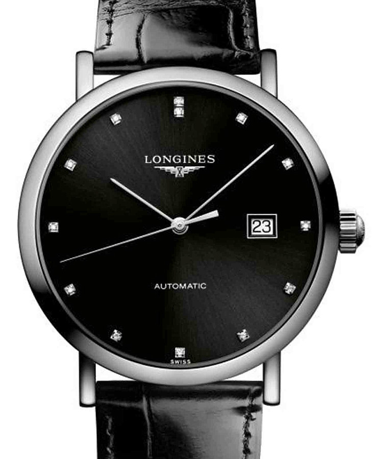 Часы Longines Elegant Collection L4.910.4.57.2 — механические, сталь металл