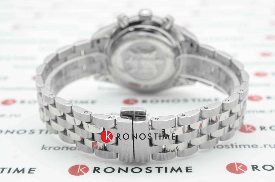 Часы Certina DS-8 Lady Chronograph C033.234.11.118.00 — кварцевые, Швейцария, женские