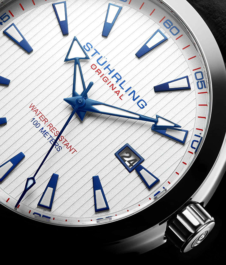 Часы Stuhrling Symphony 3953L.3 — кварцевые, сталь металл