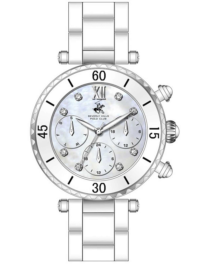 Часы Beverly Hills Polo Club BP3774X.320 — женские, белый