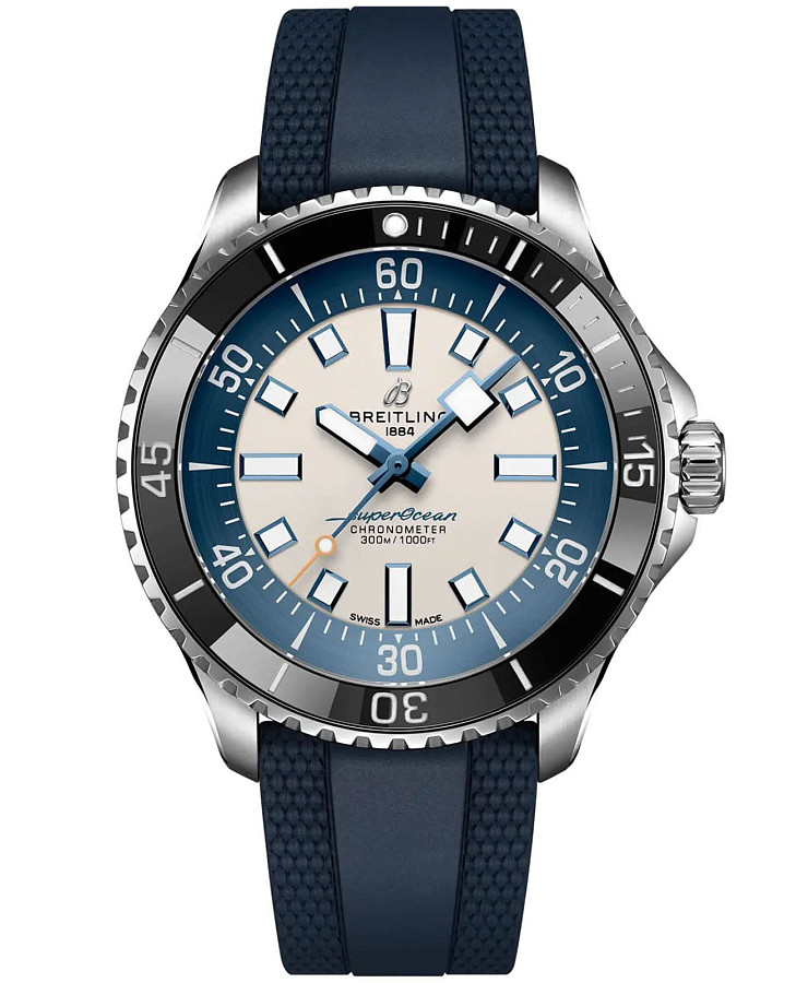 Часы Breitling Superocean Automatic 44 A173766A1A1S1 — мужские, голубой