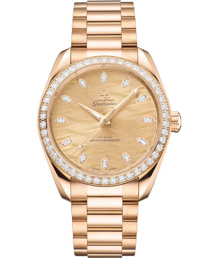 Часы Omega Seamaster Aqua Terra 220.55.38.20.99.002 — женские, золотой