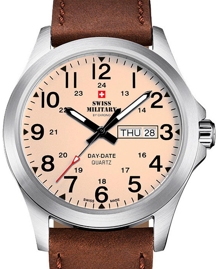 Часы Swiss Military by Chrono Classic SMP36040.29 — кварцевые, металл сталь