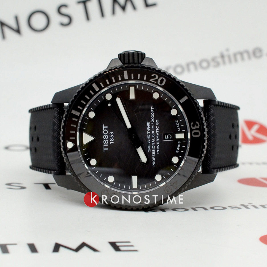 Часы Tissot Seastar 2000 44 mm T120.907.37.051.00 — механические, металл сталь