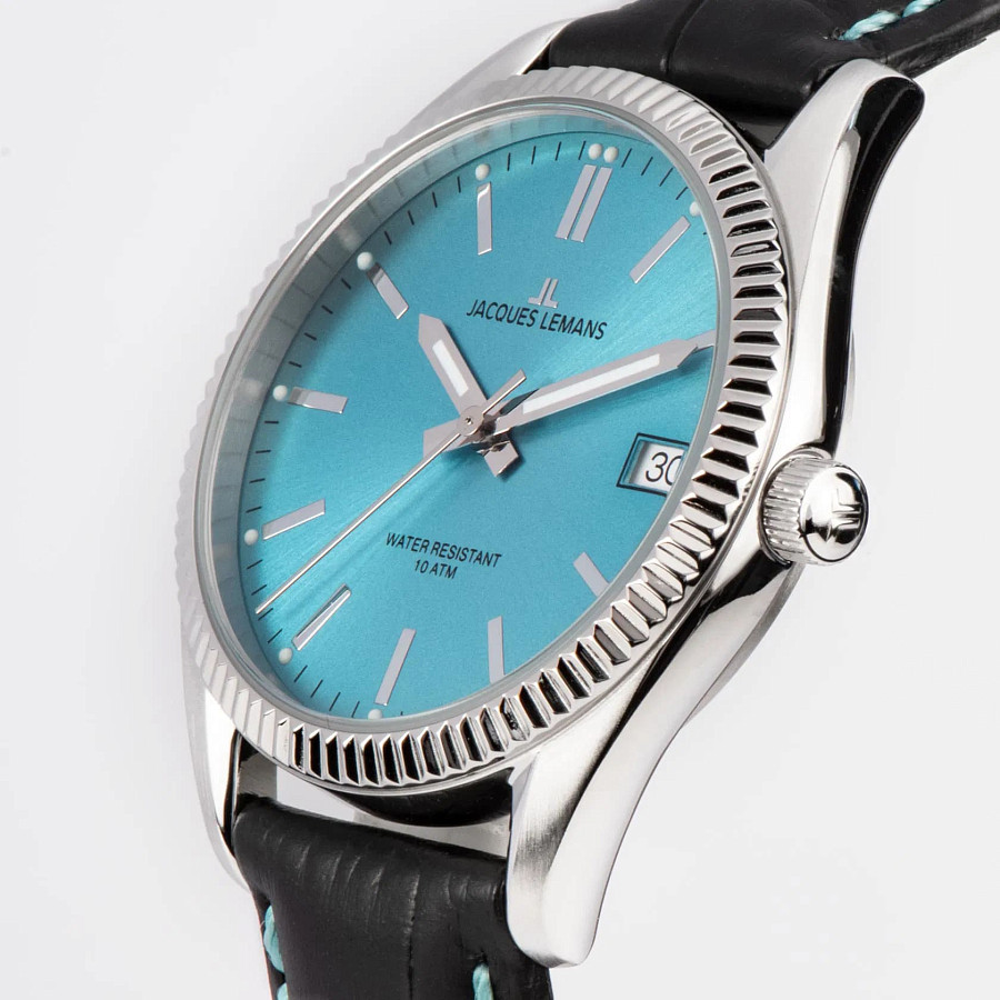 Часы Jacques Lemans Derby 50-4S — кожаный, мужские