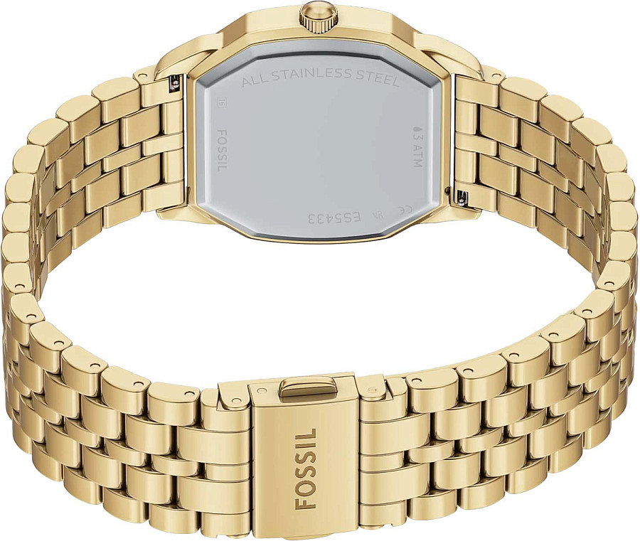 Часы Fossil Harlow ES5433 — черный, сталь металл