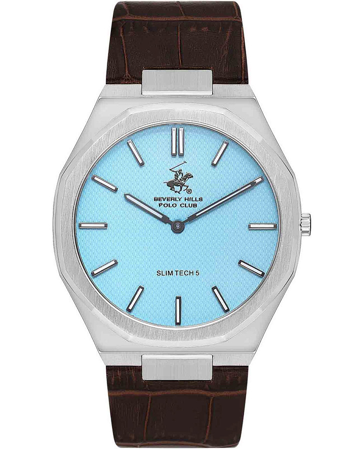 Часы Beverly Hills Polo Club Quartz BP3607X.302 — мужские, голубой
