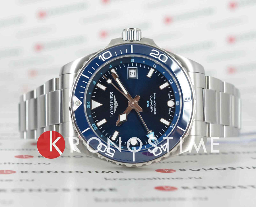 Часы Longines HydroConquest L3.790.4.96.6 — механические, металл сталь