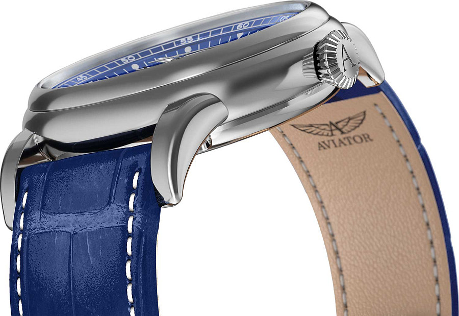 Часы Aviator Douglas Day-Date V.3.35.0.276.4 — кожаный, мужские