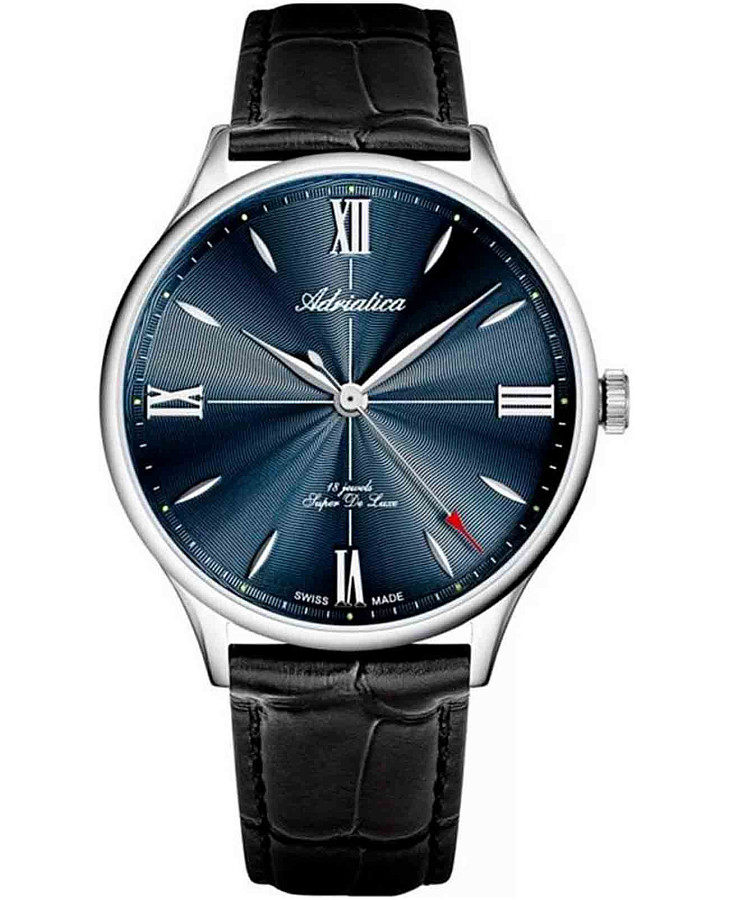 Часы Adriatica Super De Luxe A1230.5265MXL — мужские, синий