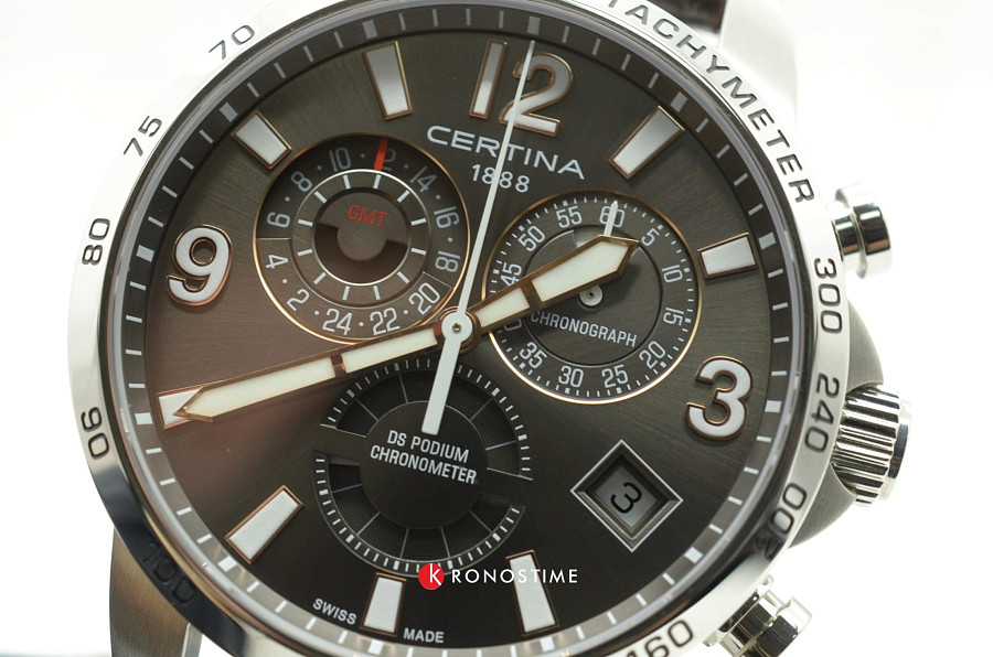 Часы Certina DS Podium Chronograph GMT C034.654.16.087.01 — артикул C0346541608701