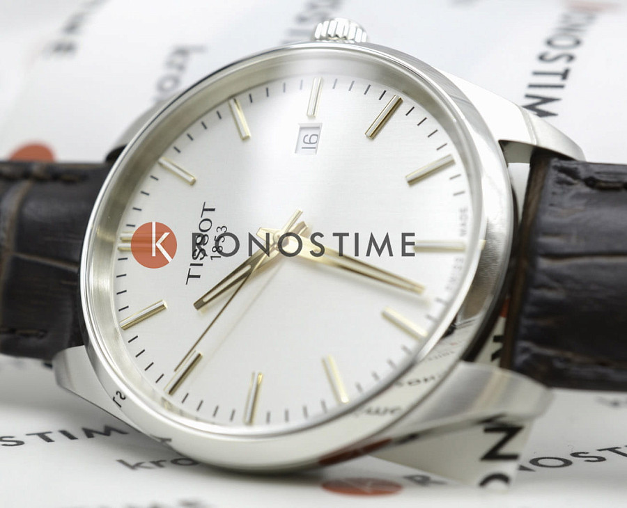 Часы Tissot PR 100 T150.410.16.031.00 — мужские, коричневый