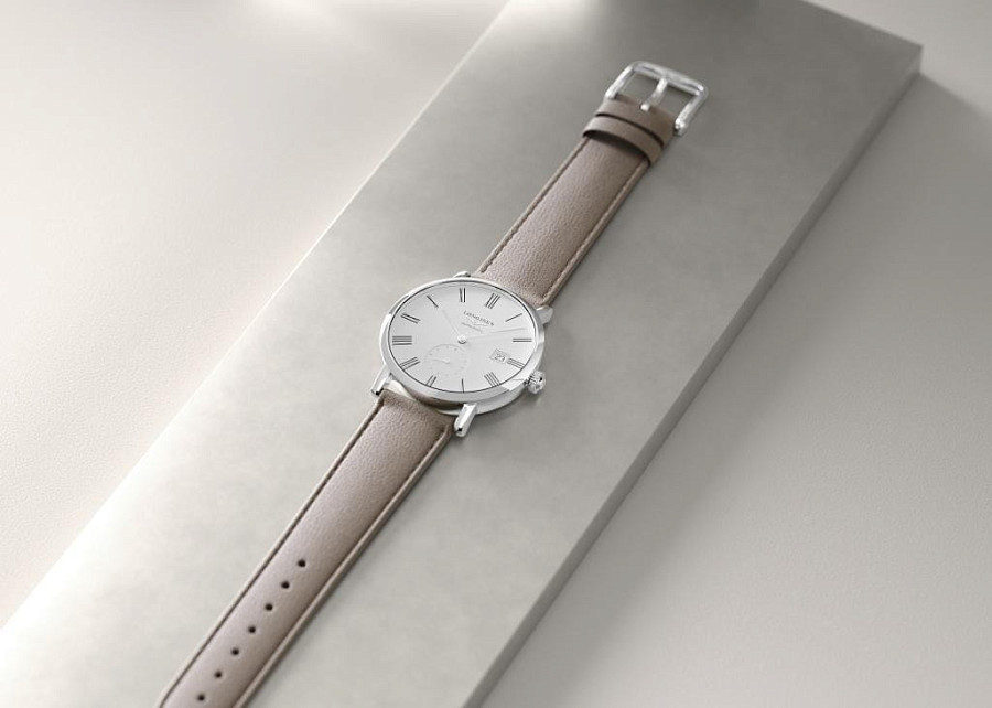 Часы Longines Elegant Collection L4.812.4.11.2 — белый, металл сталь