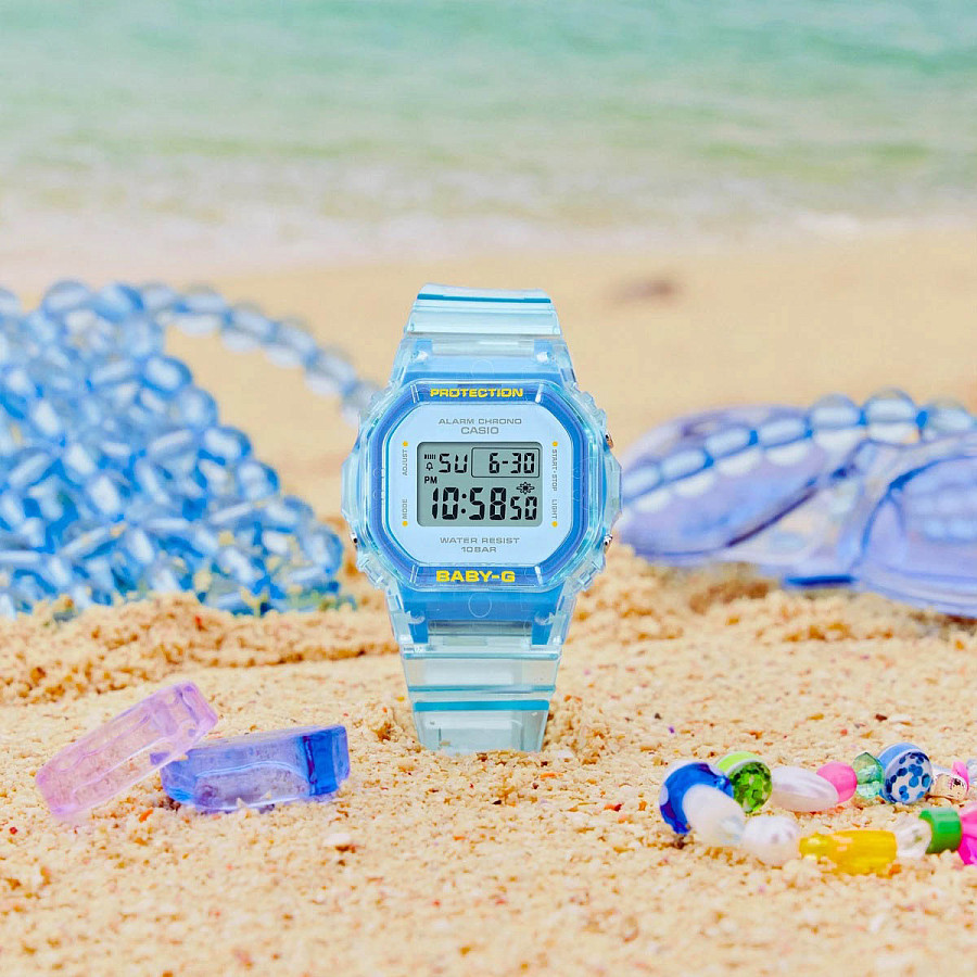 Часы Casio Baby-G BGD-565SJ-2DR (BGD-565SJ-2) — пластик, Япония