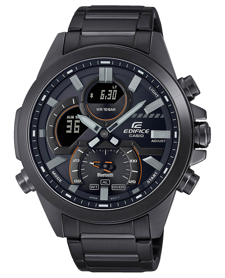 Часы Casio Edifice ECB-30DC-1ADF (ECB-30DC-1A) — мужские, черный