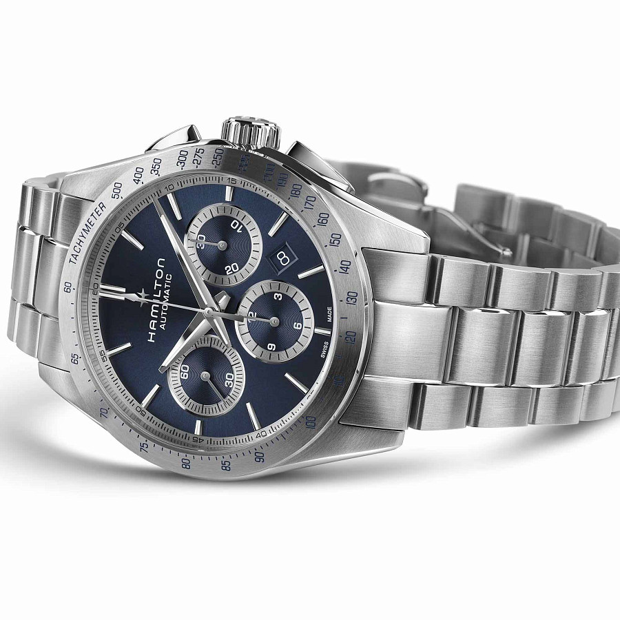 Часы Hamilton Jazzmaster Performer Auto Chrono H36616140 — нержавеющая сталь, мужские