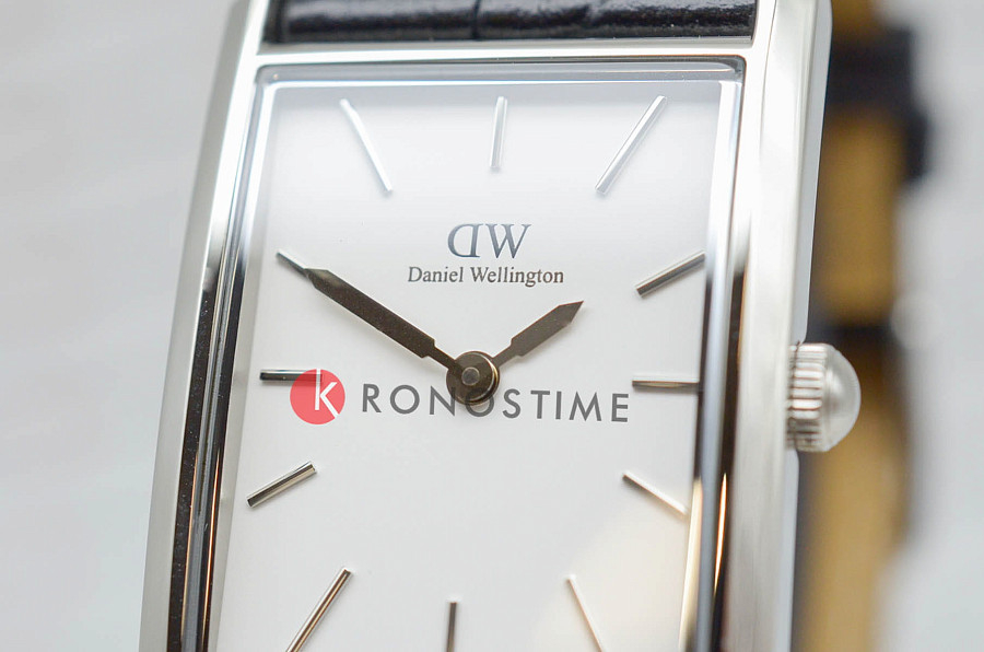 Часы Daniel Wellington Bound Black Crocodile Silver DW00100697 — кожаный, женские