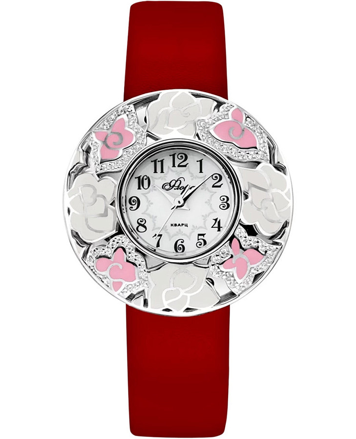Часы УЧЗ Flora 1143S19-B6L2 Розалия-2 — женские, перламутровый